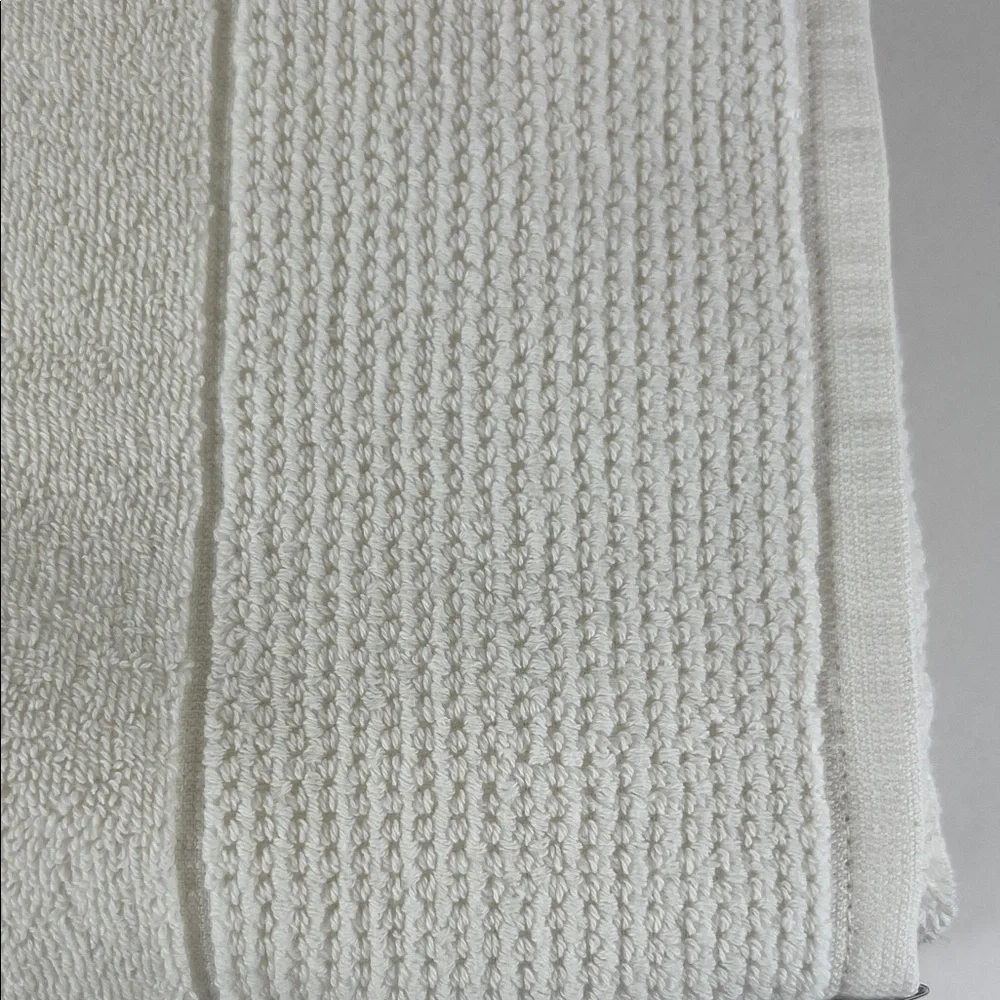 Hotel Balfour Classic Off White Bath Towel Set 100% Turkish Cotton 2 pc NEW